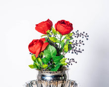 Load image into Gallery viewer, Red Roses with Blueberries
